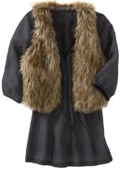 Old Navy Fur Vest; Courtesy of OldNavy.com