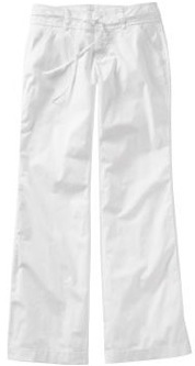 Old Navy White Pants; Courtesy of OldNavy.com
