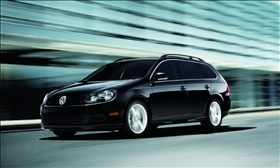The Volkswagen Jetta Sportwagen TDI. (Photo courtesy of Volkswagen.)