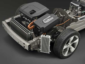 2011 Chevrolet Volt powertrain. Image courtesy General Motors.