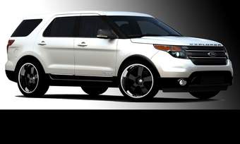 Funkmaster Flex and Team Baurtwell used an urban theme for their customized Ford Explorer.