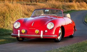 This 1952 Porsche 356 Cabriolet, owned by Robert Wilson, was imported into the United States in November 1952. (Photo via AutoWeek.)