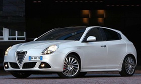 Dodge will get a car in late 2011 that uses Fiat's Compact Wide architecture that was introduced on the Alfa Romeo Giulietta, shown. (Photo courtesy of Chrysler Group.)