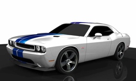 The 2011 Dodge Challenger SRT8 392 features a 392-cubic-inch Hemi V8. (Photo courtesy of AutoWeek.)