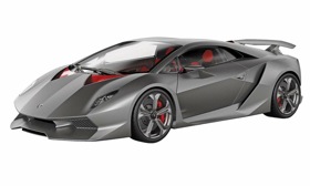 Lamborghini's Sesto Elemento: In the luxury segment, matte is the new chic. (Photo courtesy of AutoWeek.)