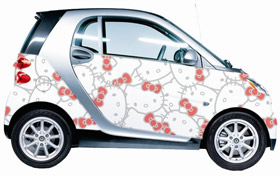Hello Kitty Smart ForTwo