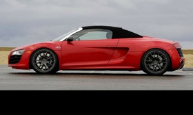 The Audi R8 Custom Spyder from Stasis Engineering will be in the Audi booth at SEMA. (Photo courtesy of AutoWeek.)