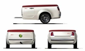 The Power Regeneration Unit could extend the range of an electric vehicle by 10 times, its maker says. (Photo courtesy of AutoWeek.)