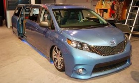 The Toyota Swagger Wagon Supreme--a minivan with maxi room. (Photo courtesy of AutoWeek.)