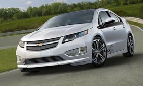 The Chevrolet Volt gets its SEMA look on with accessories from the Z-Spec parts catalog. (Photo courtesy of AutoWeek.)