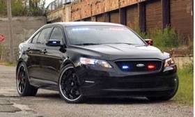 The Ford Stealth Police Interceptor will be displayed at SEMA. (Photo courtesy of AutoWeek.)