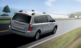 The Kia Sedona is the least expensive car to insure, according to InsWeb. (Photo courtesy of Kia.)