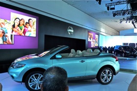 The Nissan Murano Cross Cabriolet Convertible. (Photo by Josh Condon.)