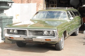 John Lennon's 1972 Chrysler Station Wagon. (Image via Braswell Galleries.)