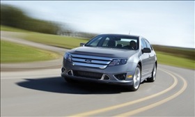 The Ford Fusion Hybrid. (Photo courtesy of Ford.)