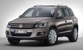 The restyled Volkswagen Tiguan adopts the grille treatment used on Chinese variants. (Image courtesy of Volkswagen.)