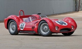 This restored 1960 Maserati Birdcage will be up for auction during the Mecum Monterey auction in August. (Photo courtesy of Mecum.)