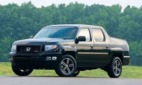 The Honda Ridgeline is expected to be discontinued within the next two years. The 2012 model is shown. (Image courtesy of Honda.)

