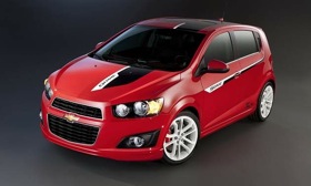 The Chevrolet Sonic Z-Spec No.1 will be one of the hot hatches at the SEMA show. (Photo by Chevrolet.)

