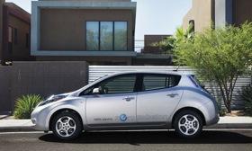 The 2012 Nissan LEAF won the Japanese Car of the Year award. (Photo by Nissan.)
