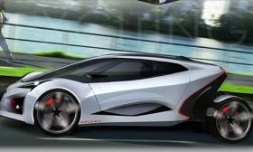 The idea for a future Chevrolet urban mobility vehicle, called the Stretch, won top honors at a design contest at the College for Creative Studies. (Image courtesy of Autoweek.)
