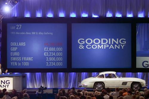 1955 MercedesBenz 300 SL Gullwing Image courtesy Gooding