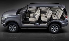 The Chevrolet Trailblazer has three rows of seats. Photo by Chevrolet.