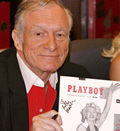 Credit: Playboy magazine founder Hugh Hefner attends a signing of 'Playboy Cover to Cover ((C) WireImage)