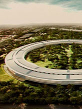 Credit: City of Cupertino
Caption: Proposal slide for a new Apple Campus in Cupertino, Calif.