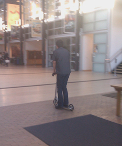 MSN UK, Pixar employee on scooter