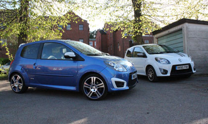 Renault Twingo Gordini TCe 100 versus Renault Twingo Renaultsport Gordini 133 in the MSN Cars car park - confused much