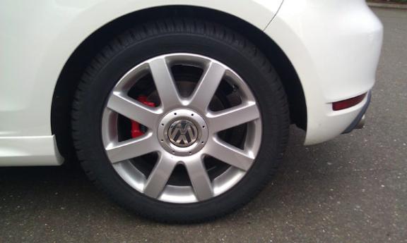 Volkswagen Golf GTI winter tyres Obviously VW is keen to promote its 
