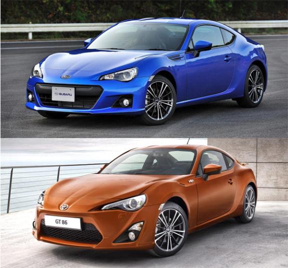 Video toyota 86 vs subaru brz