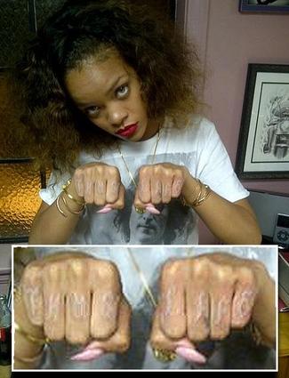 tattoo da rihanna 