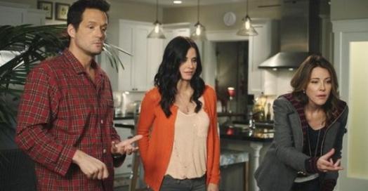 Josh Hopkins, Courteney Cox, Christa Miller