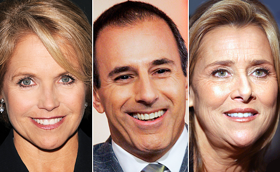 Katie Couric, Matt Lauer and Meredith Vieria/AP