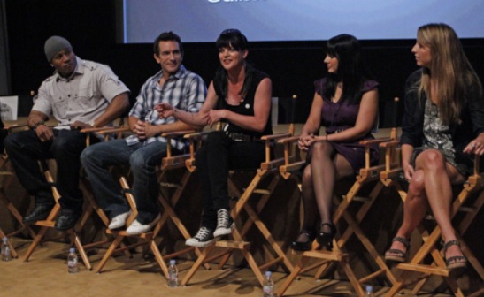 TCA Studio Day with @PauleyP (Pauley Perrette,