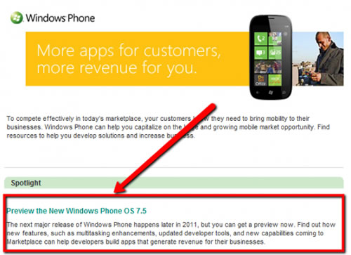 Windows Phone 7.5