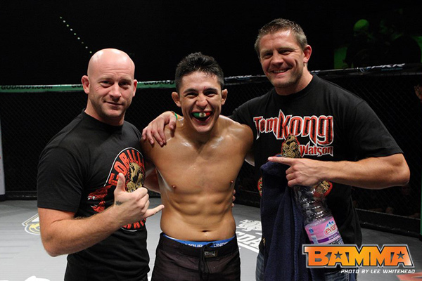 Me and Erik Perez after his victory