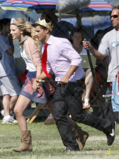 Taylor Swift and Taylor Lautner
