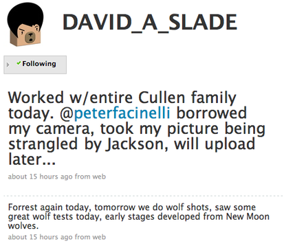 David Slade's Tweets