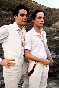Robert Pattinson and Javier Beltran in "Little Ashes"