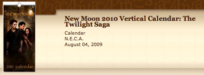 "New Moon" vertical calendar