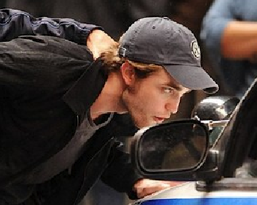 Robert filming "Remember Me"