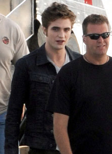 Rob filming "Eclipse"