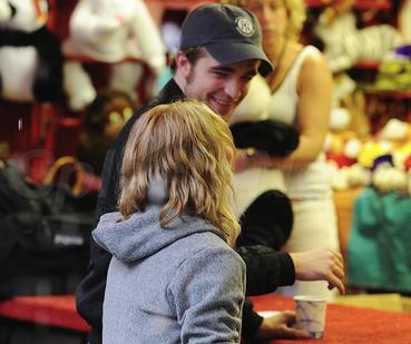 Robert filming "Remember Me"