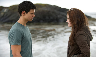 Jacob and Bella in "New Moon"