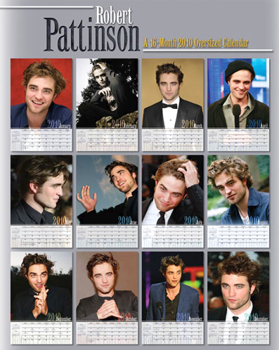Robert Pattinson calendar