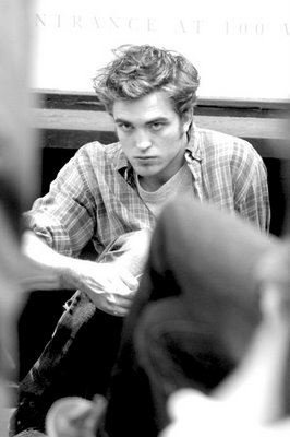 Robert filming "Remember Me"