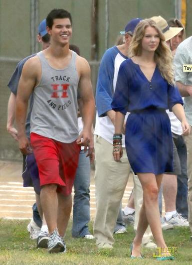 Taylor Swift and Taylor Lautner
